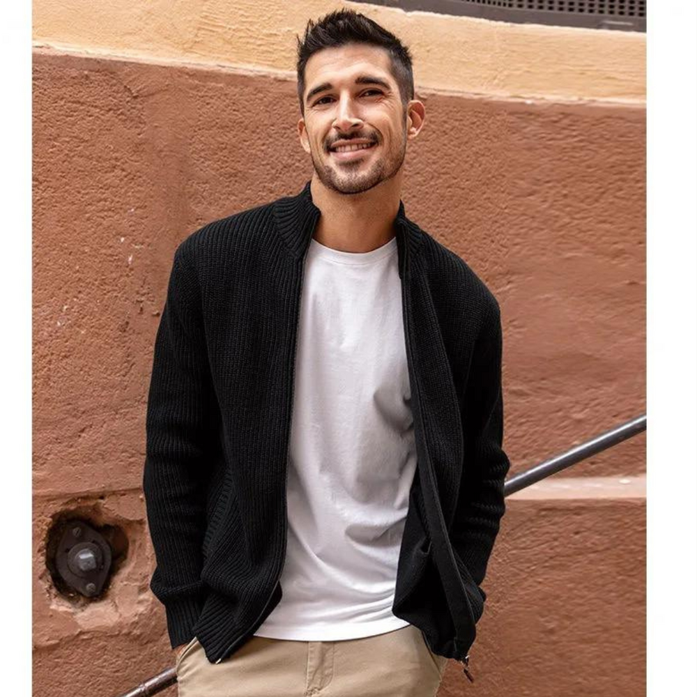 Zenith Zip Neck - Sweater CASA LARO MEN