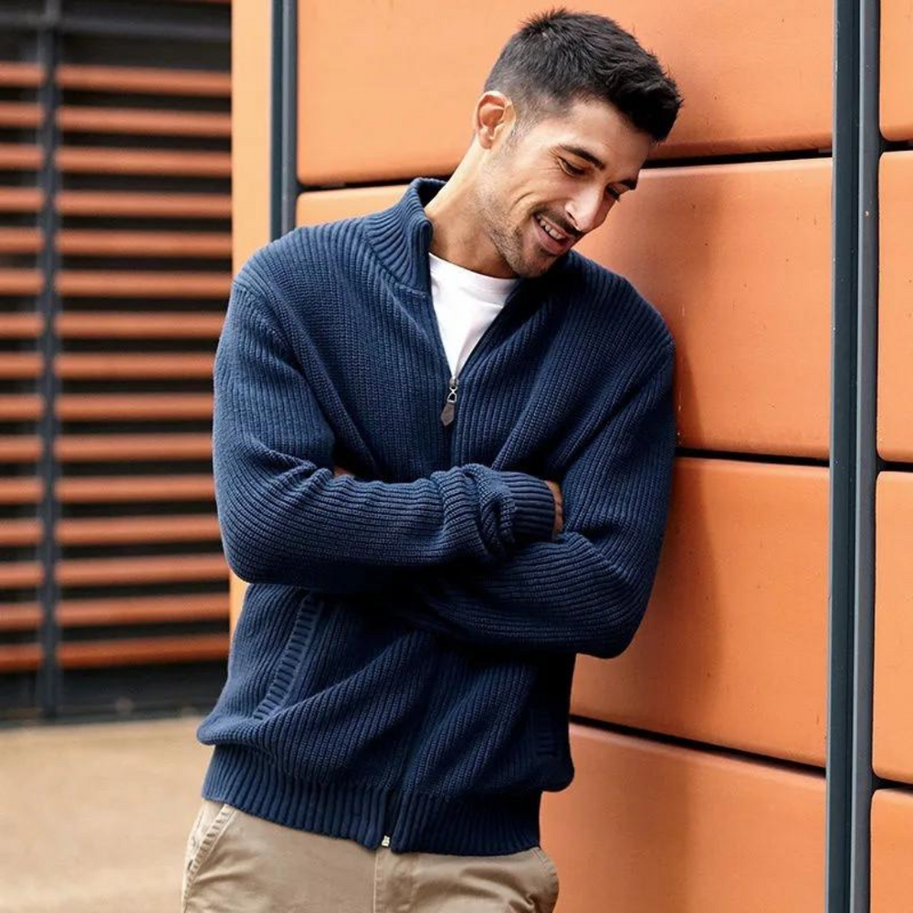 Zenith Zip Neck - Sweater CASA LARO MEN