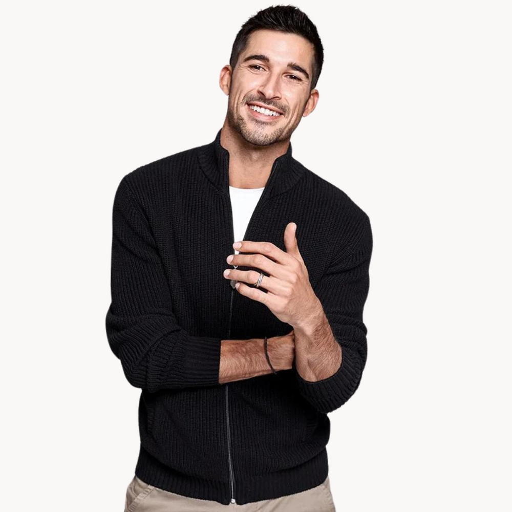 Zenith Zip Neck - Sweater CASA LARO MEN