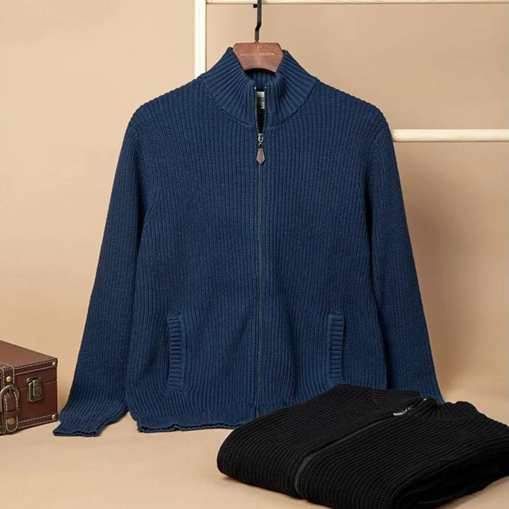 Zenith Zip Neck - Sweater CASA LARO MEN