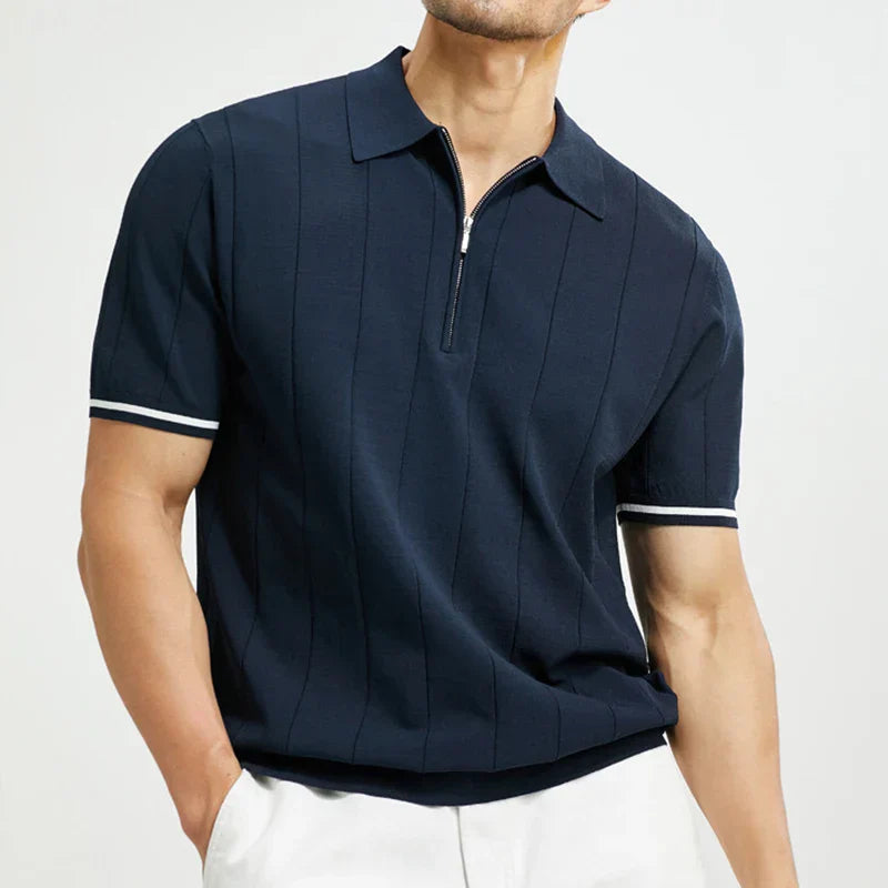 Zip Collar - Polo CASA LARO MEN