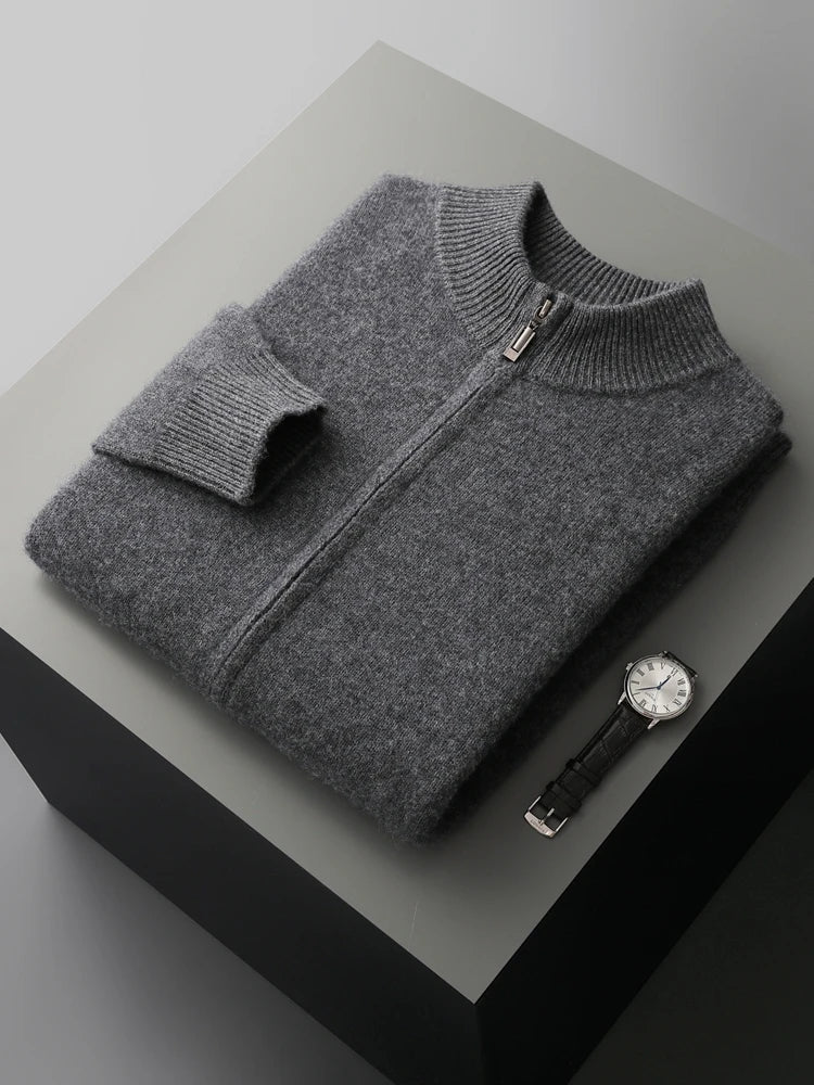 Zip-Up Knit - Cardigan CASA LARO MEN