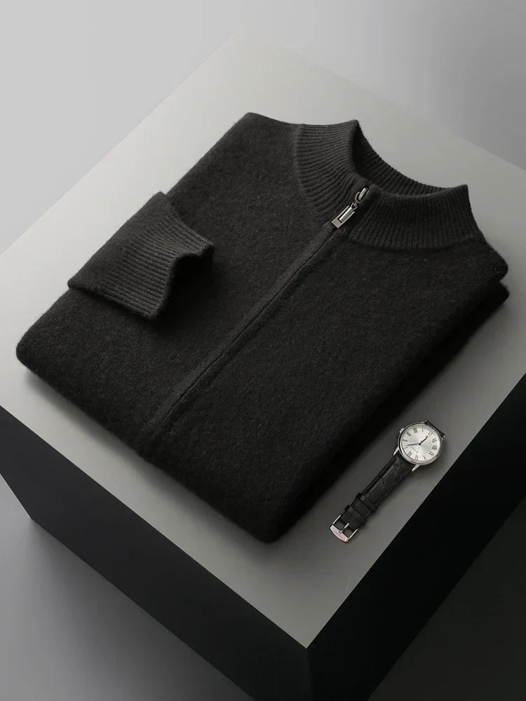 Zip-Up Knit - Cardigan CASA LARO MEN