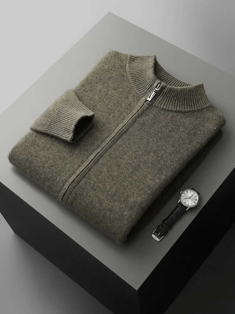 Zip-Up Knit - Cardigan CASA LARO MEN