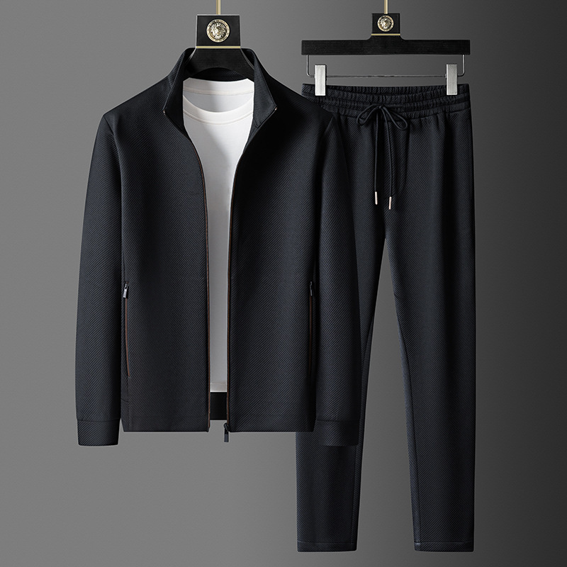 Zip-Up Slim-Fit Fleece - Tracksuit Set CASA LARO MEN