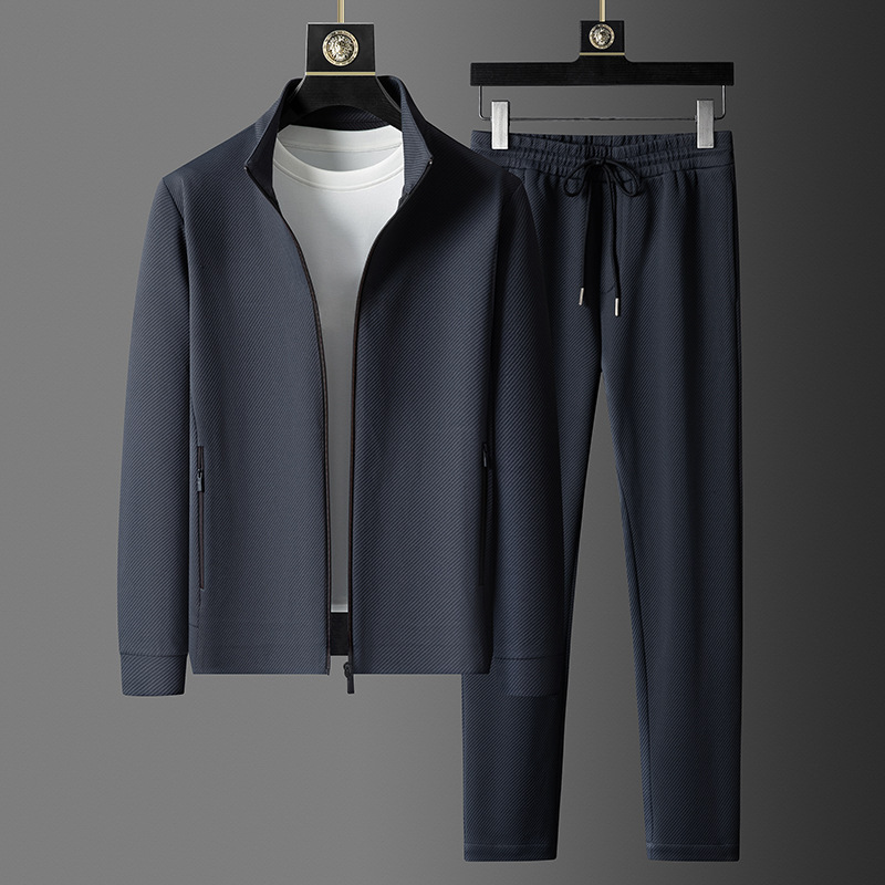 Zip-Up Slim-Fit Fleece - Tracksuit Set CASA LARO MEN
