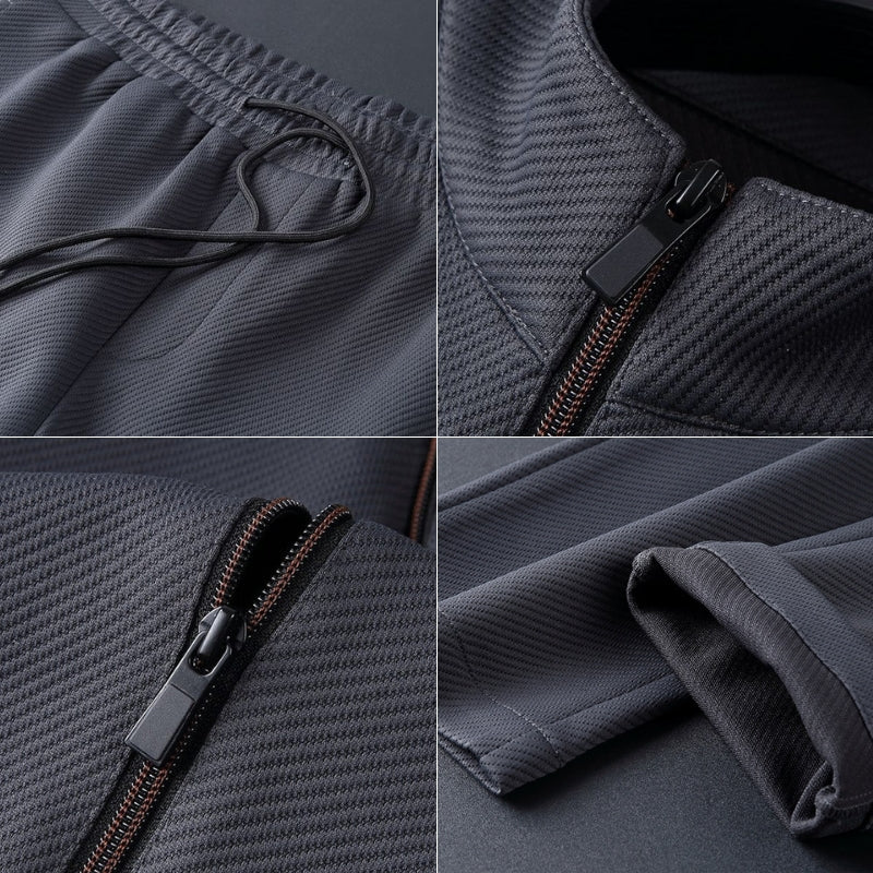 Zip-Up Slim-Fit Fleece - Tracksuit Set CASA LARO MEN
