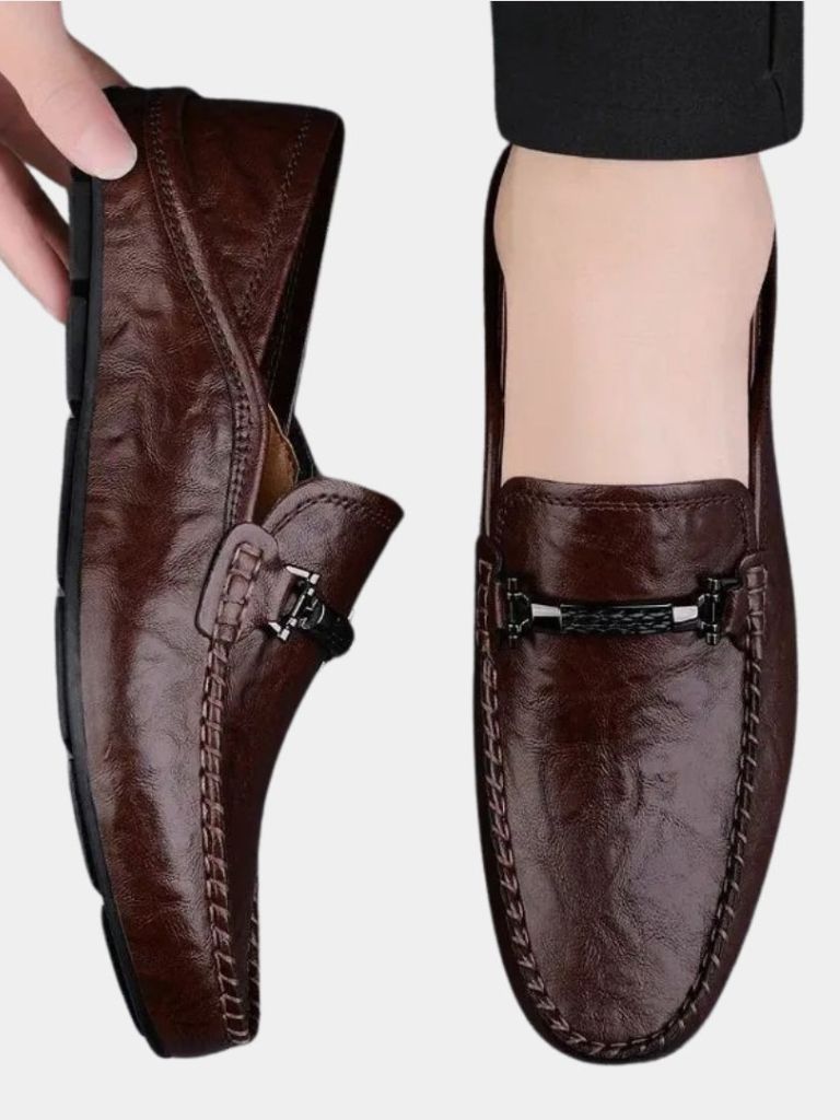 Belgravia Leather Loafers - Casa  Laro CASA LARO