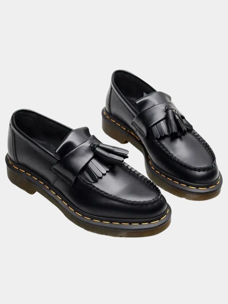 Black Leather Loafers - Casa  Laro CASA LARO