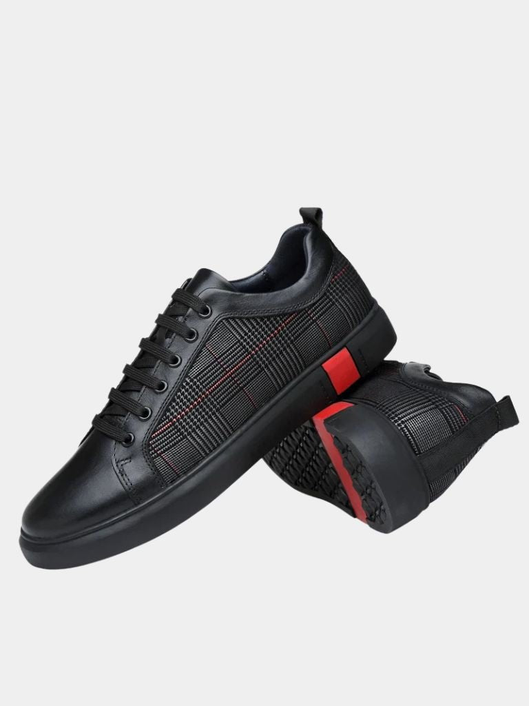 Blackgrid Leather Loafers – Casa  Laro CASA LARO
