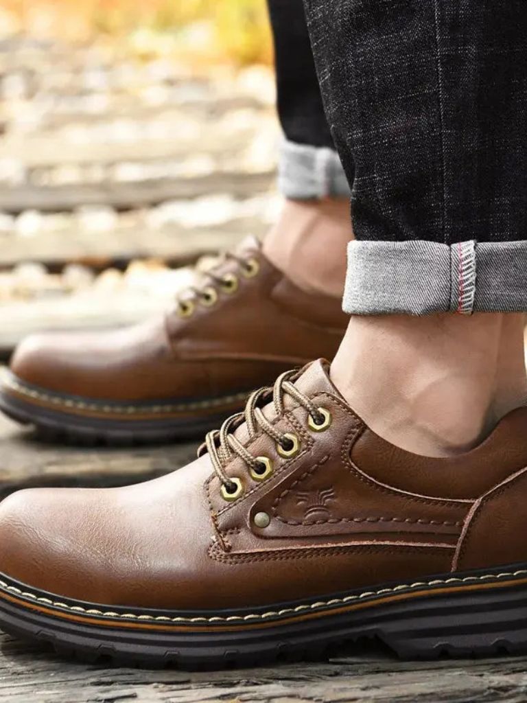 British Leather Elegant Oxford Shoes - Casa  Laro CASA LARO