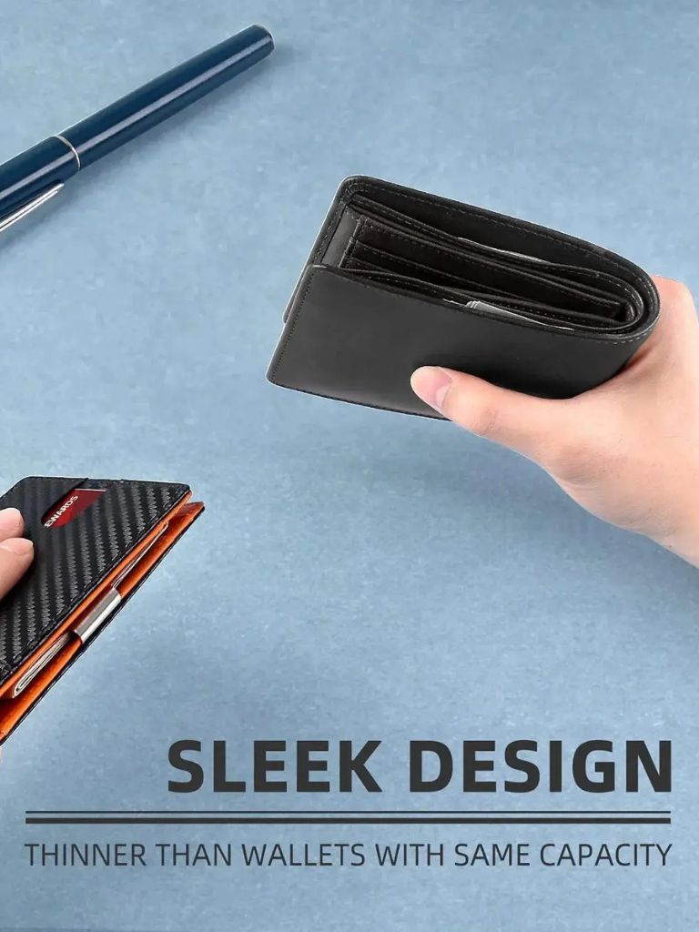 Carbon Fiber Anti RFID Minimalist Wallet - Casa  Laro CASA LARO