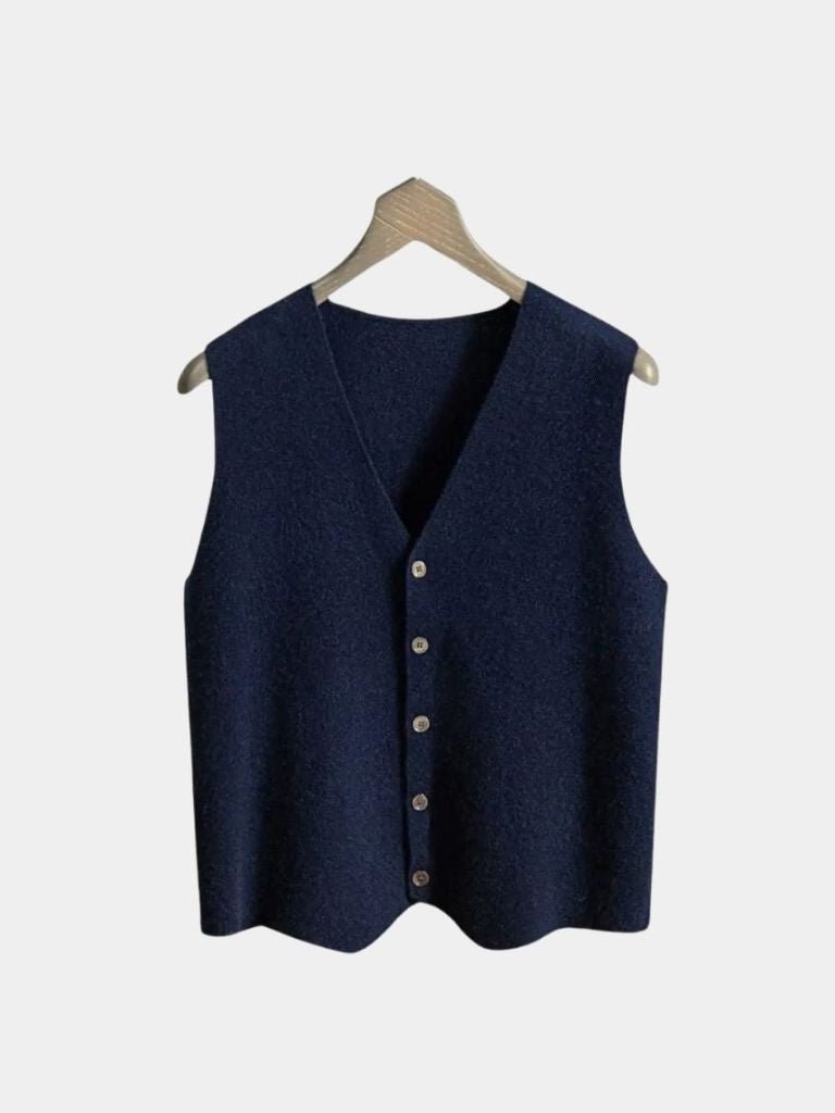 Cashmere Cardigan Vest  - Casa  Laro CASA LARO