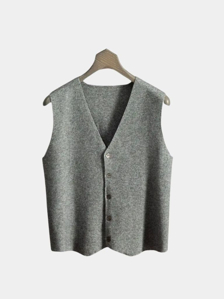 Cashmere Cardigan Vest  - Casa  Laro CASA LARO