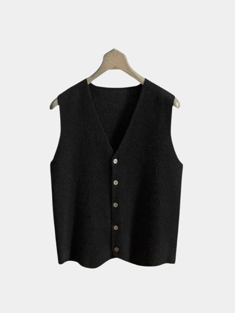 Cashmere Cardigan Vest  - Casa  Laro CASA LARO