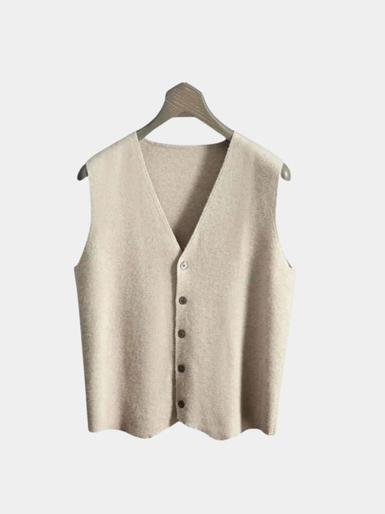 Cashmere Cardigan Vest  - Casa  Laro CASA LARO