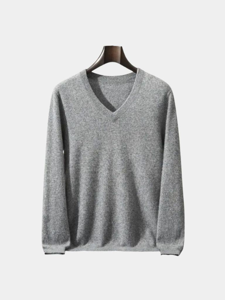 Cashmere V Neck Knitwear Sweater - Casa  Laro CASA LARO