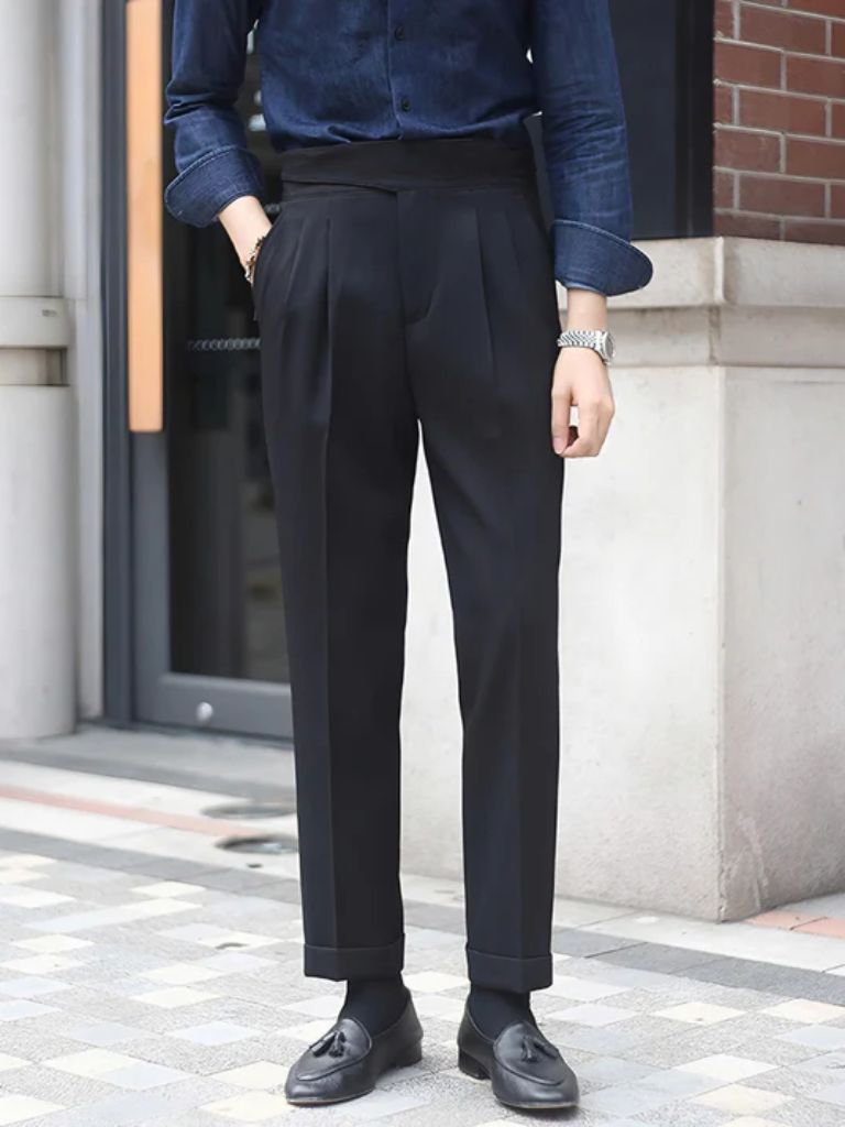 Corduroy Elegant Trousers - Casa  Laro CASA LARO