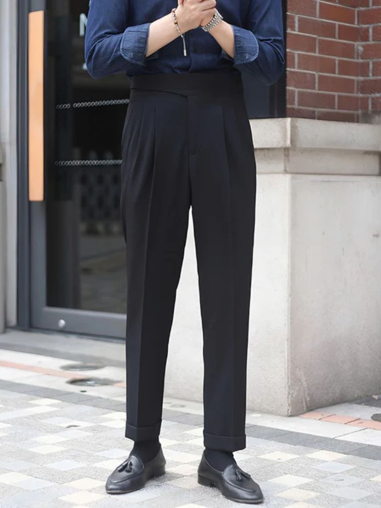 Corduroy Elegant Trousers - Casa  Laro CASA LARO