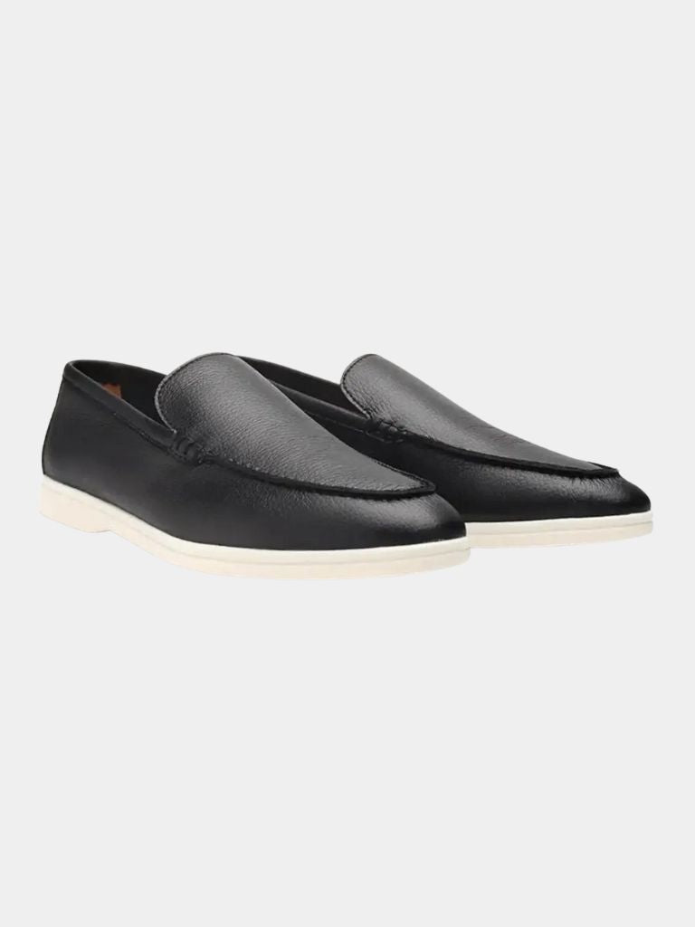 Cowhide Leather Loafers - Casa  Laro CASA LARO