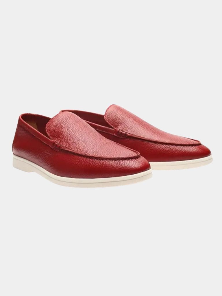 Cowhide Leather Loafers - Casa  Laro CASA LARO