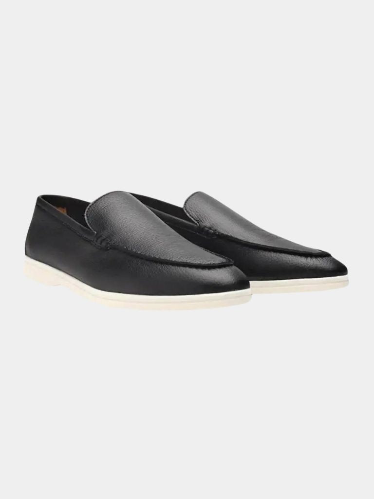 Cowhide Leather Loafers - Casa  Laro CASA LARO