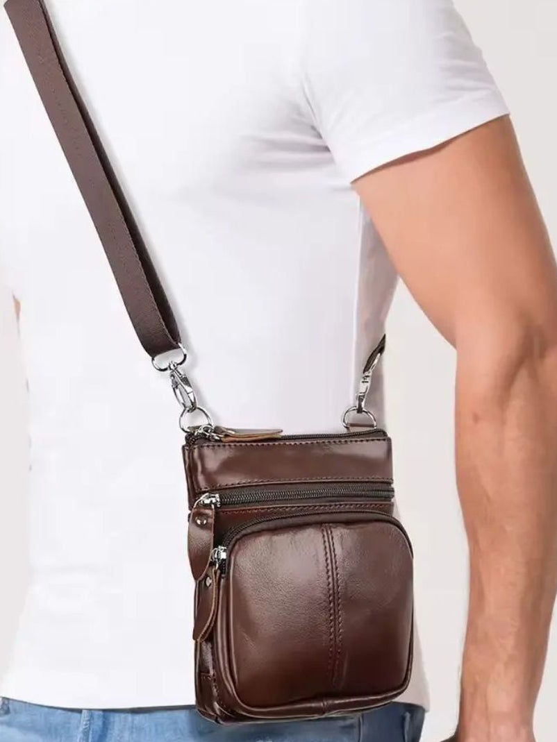 Crossbody Leather Shoulder Bag - Casa  Laro CASA LARO