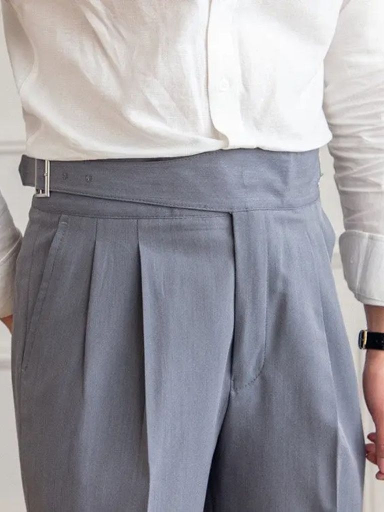 Elegant Gurkha Trousers - Casa  Laro CASA LARO