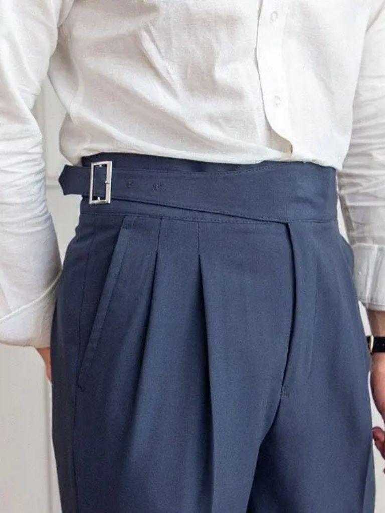 Elegant Gurkha Trousers - Casa  Laro CASA LARO