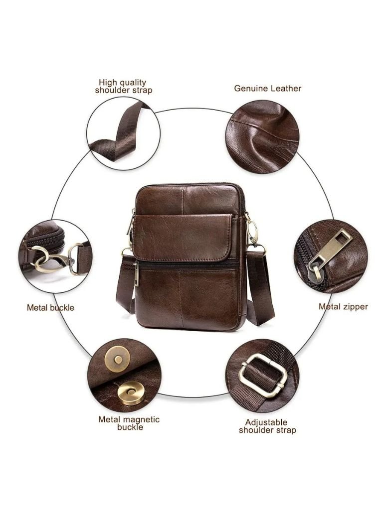 Essential Leather Shoulder Bag - Casa  Laro CASA LARO