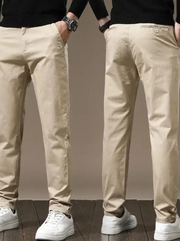 Essential Straight Trousers - Casa  Laro CASA LARO