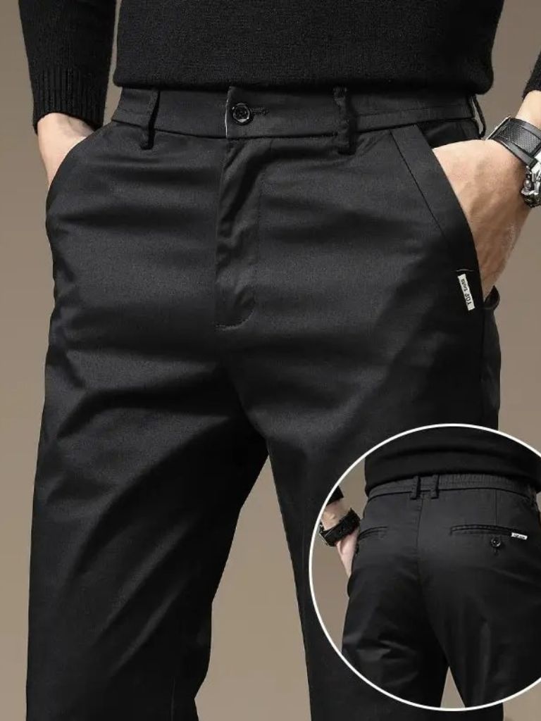 Essential Straight Trousers - Casa  Laro CASA LARO