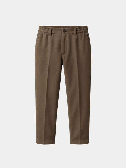 Essential Stretchy Straight Trousers - Casa  Laro CASA LARO