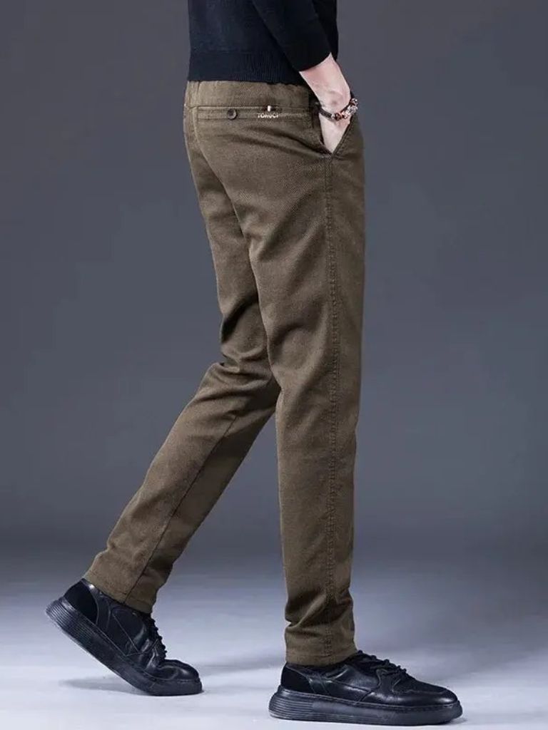 Essential Stretchy Straight Trousers - Casa  Laro CASA LARO