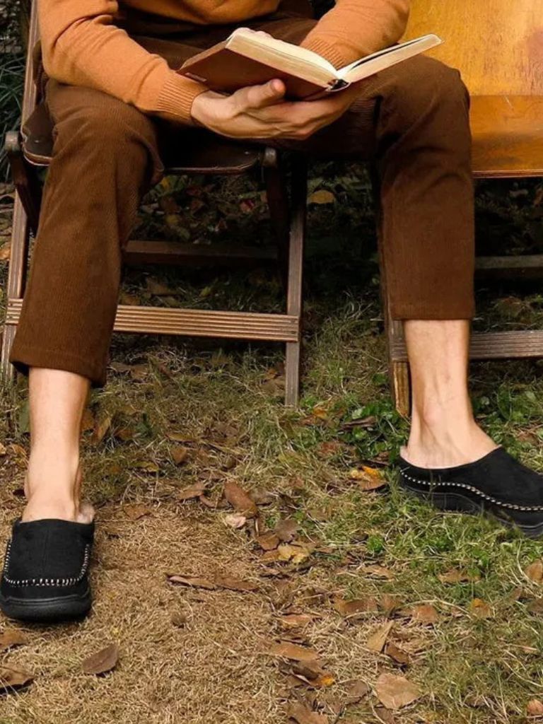 Heritage Luxe Lined Slippers - Casa  Laro CASA LARO
