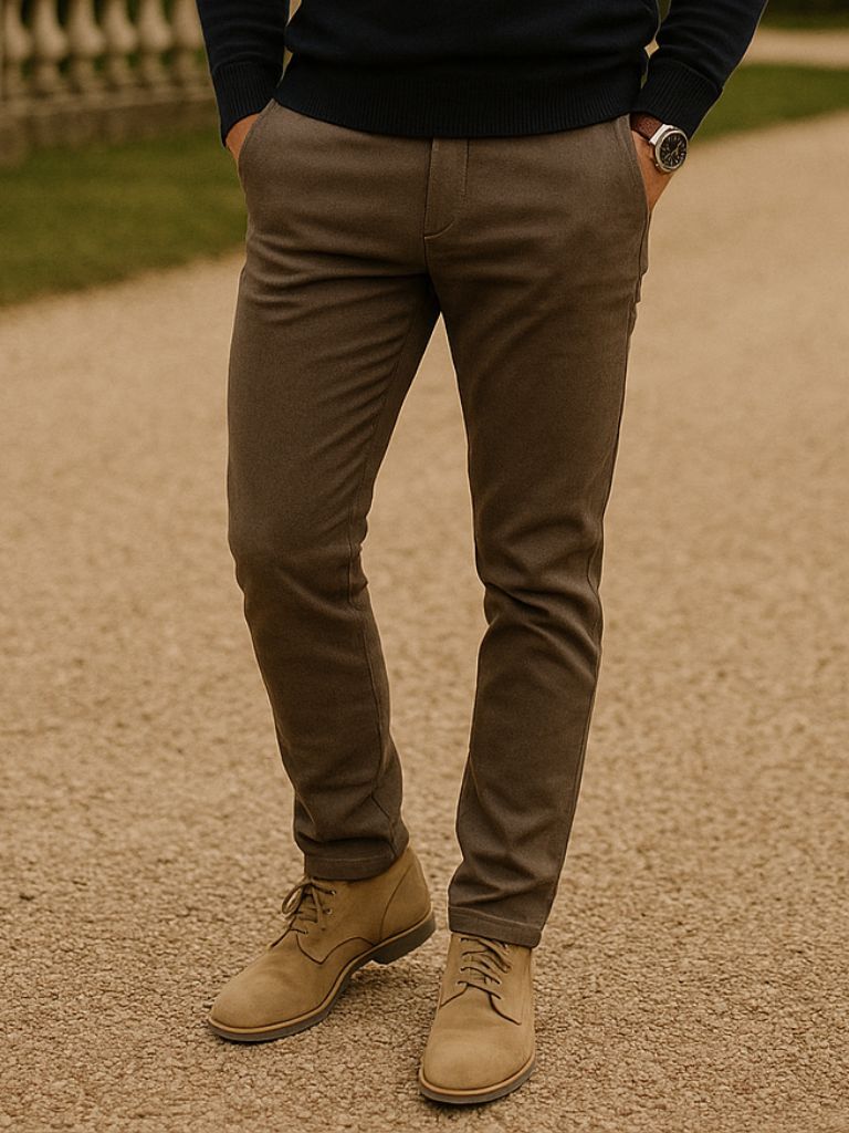 Heritage Slim Trousers - Casa  Laro CASA LARO