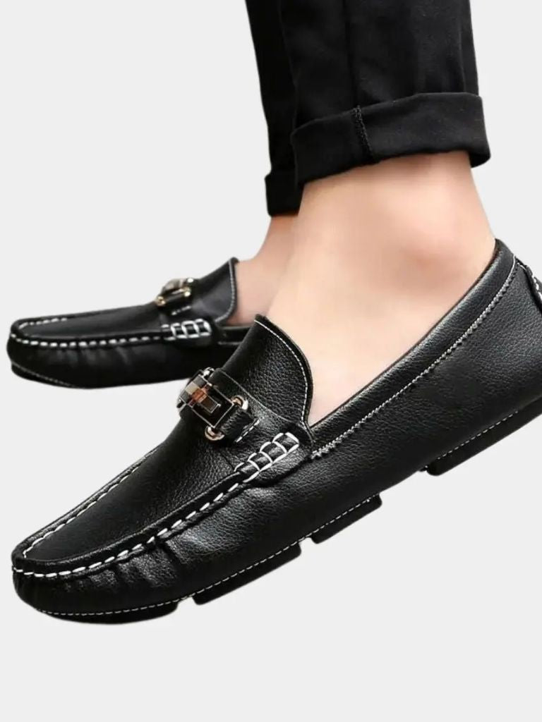 Italian Design Leather Loafers - Casa  Laro CASA LARO
