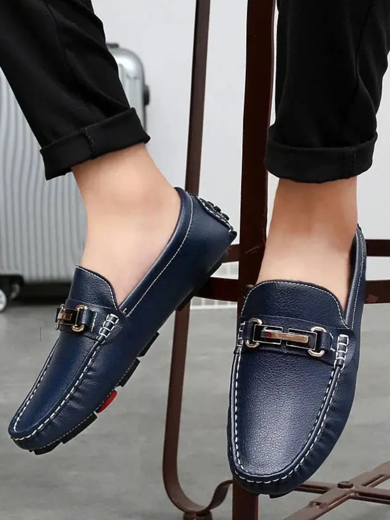 Italian Design Leather Loafers - Casa  Laro CASA LARO