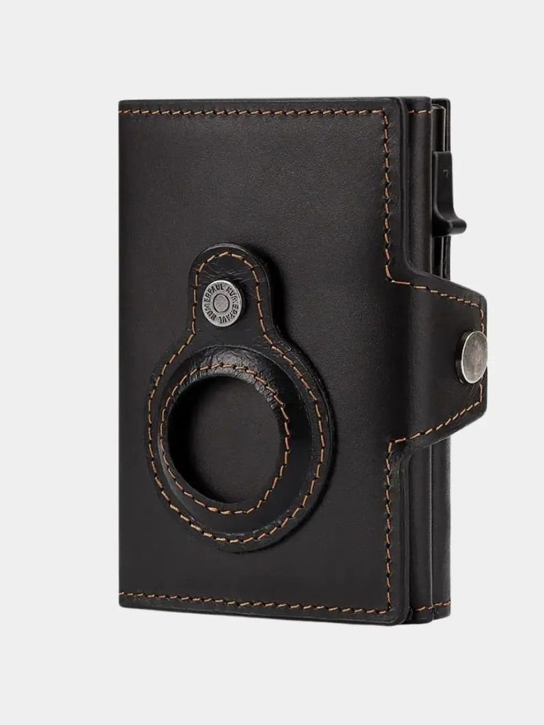 Leather Magnet Wallet Anti-Scam - Casa  Laro CASA LARO