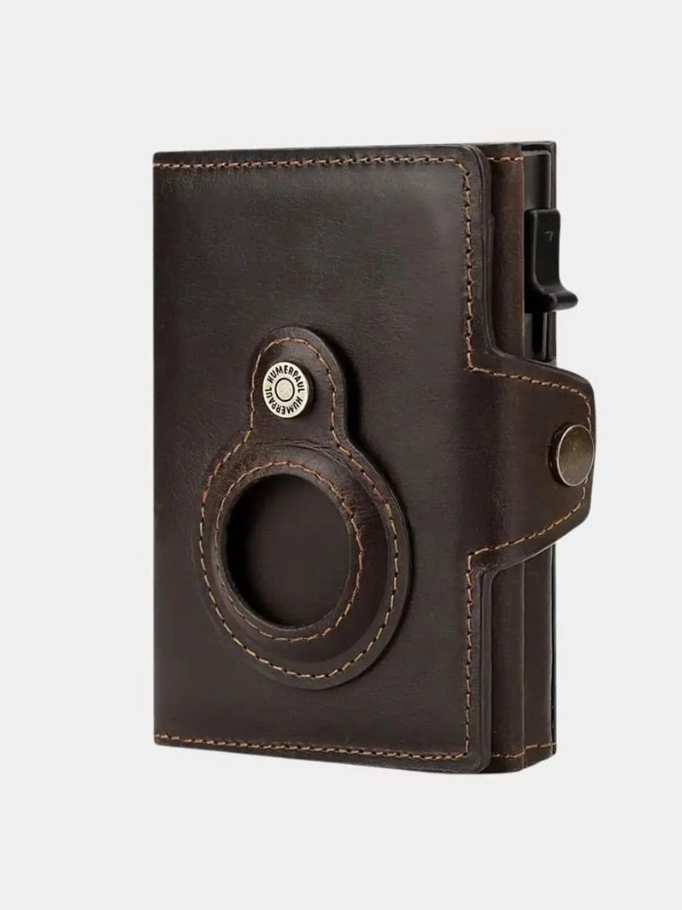 Leather Magnet Wallet Anti-Scam - Casa  Laro CASA LARO