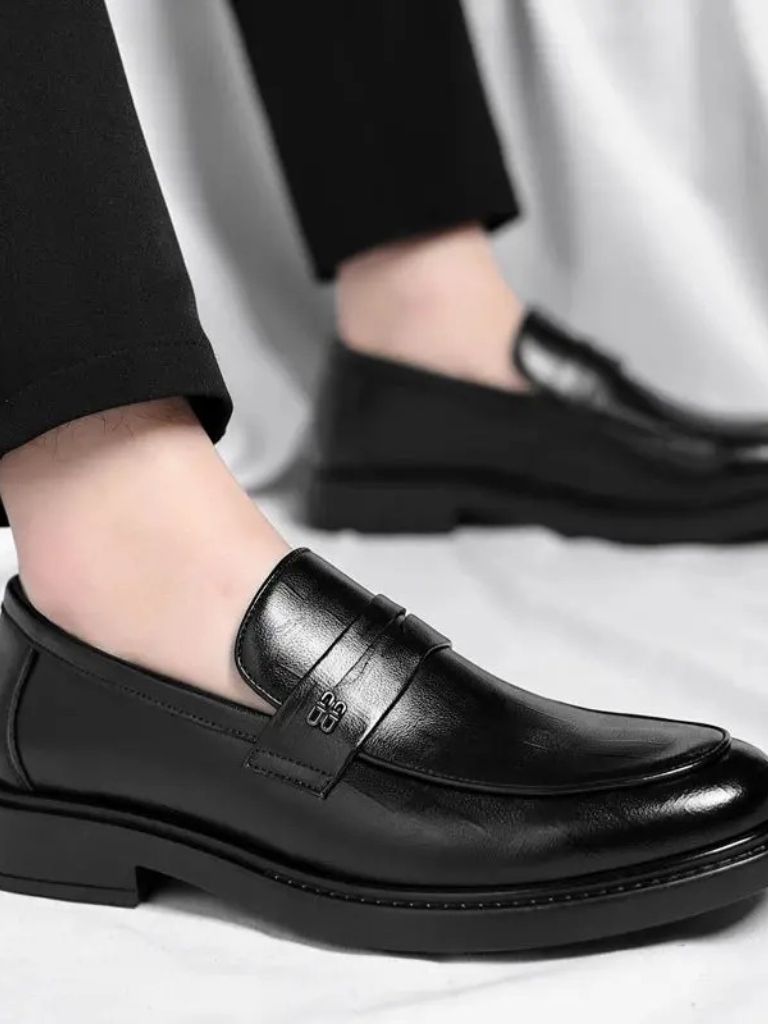 Leather Male Shoes Men Business - Casa  Laro CASA LARO