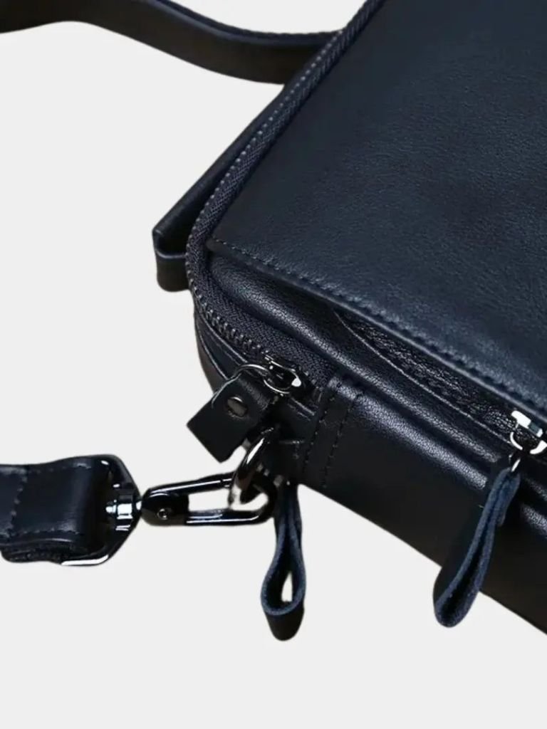 Leather Men's Shoulder Bag - Casa  Laro CASA LARO