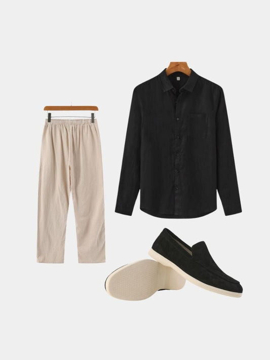 Linen Noire Set - Casa  Laro CASA LARO