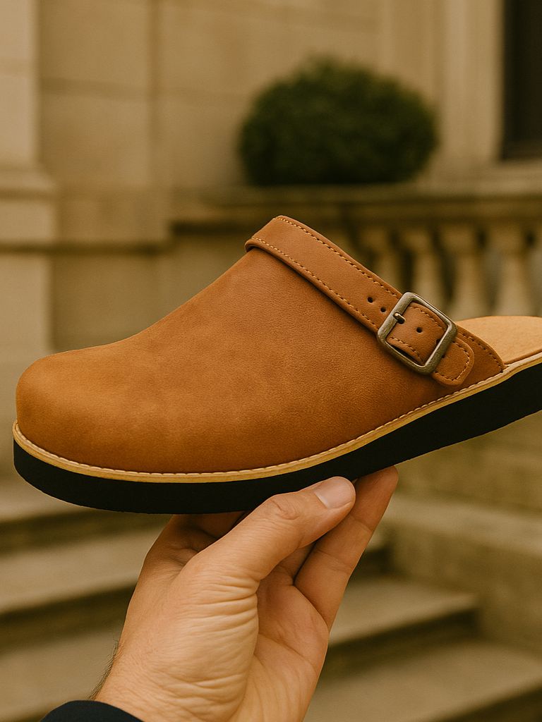 Men´s Leather Clog - Casa  Laro CASA LARO