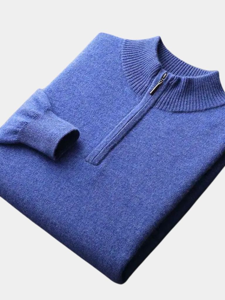 Merino Half Zip Sweater - Casa  Laro CASA LARO
