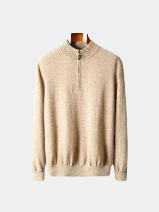 Merino Half Zip Sweater - Casa  Laro CASA LARO