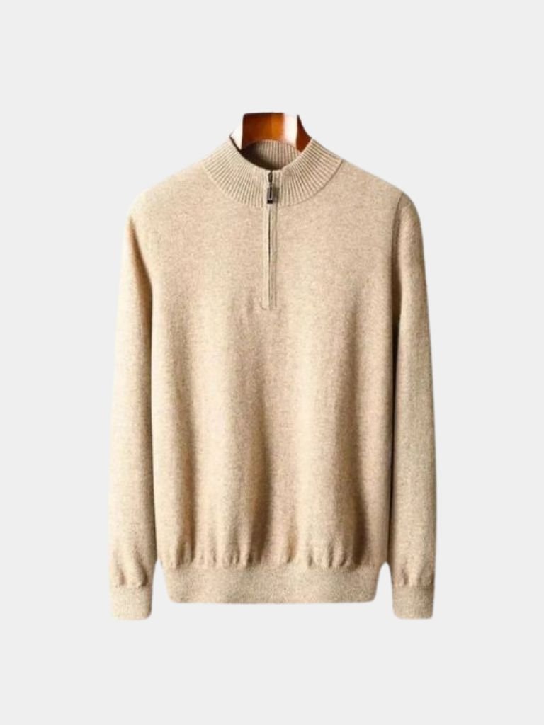 Merino Half Zip Sweater - Casa  Laro CASA LARO