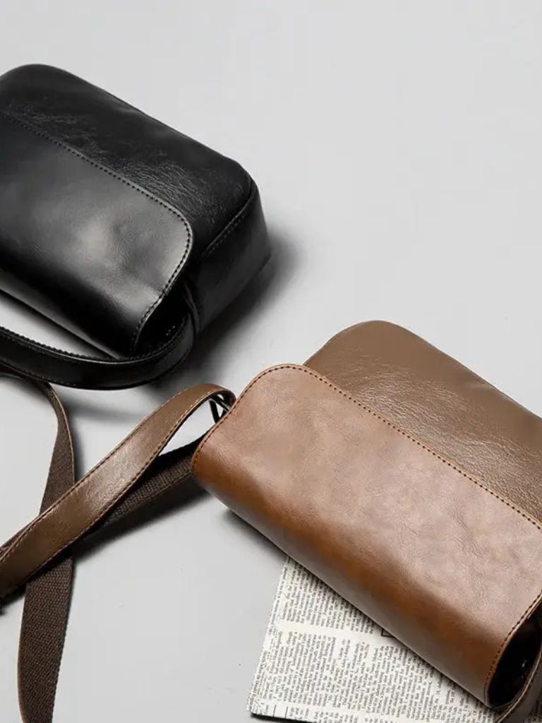 Milan Essential Leather Shoulder Bag - Casa  Laro CASA LARO