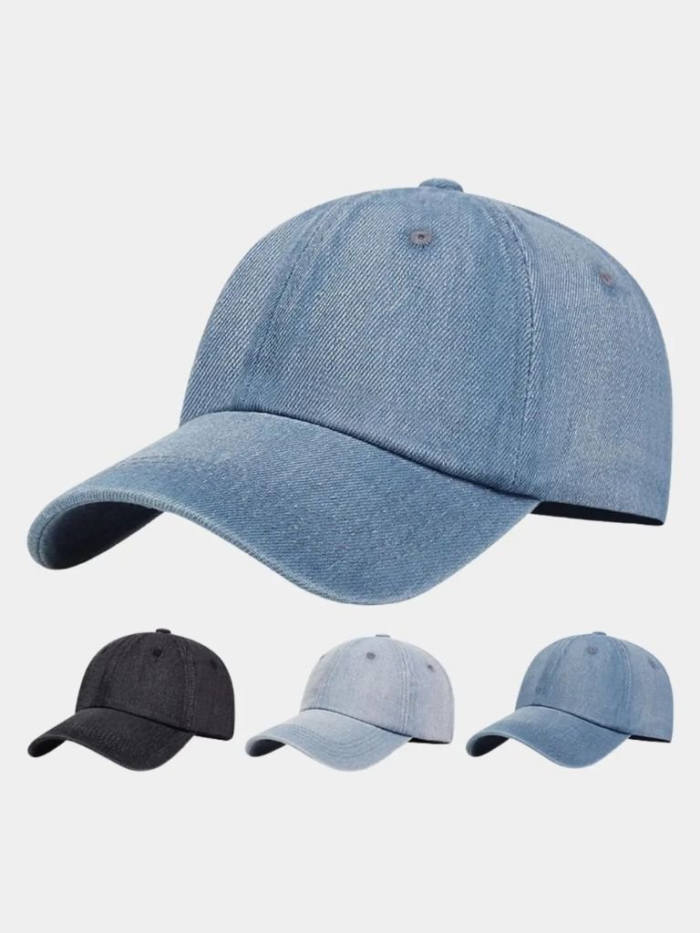 Minimalist Denim Cap - Casa  Laro CASA LARO