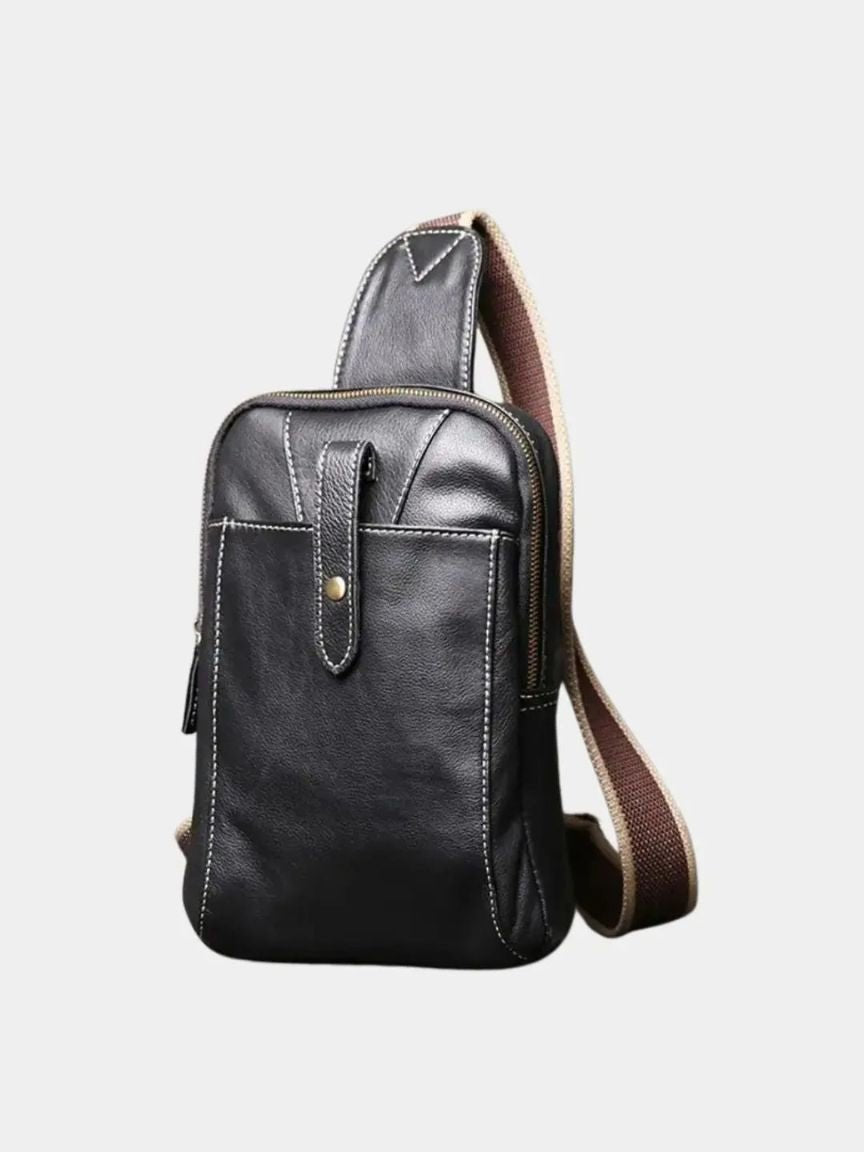 Minimalist Leather Shoulder Bag - Casa  Laro CASA LARO